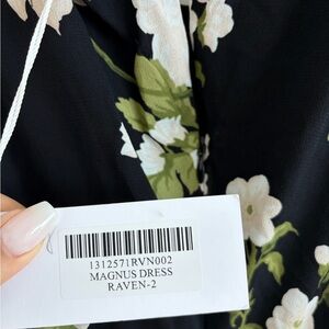 Reformation Magnus Dress in Raven - NWT Size 2